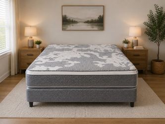 King Size Mattress 14” Inches Thick Pillow Top. Quality and Comfort,  Available All Sizes. New From Factory. Same Day Delivery