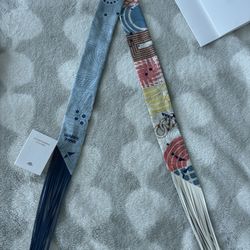 Hermès Au Bloc Twilly With Leather Fringe 