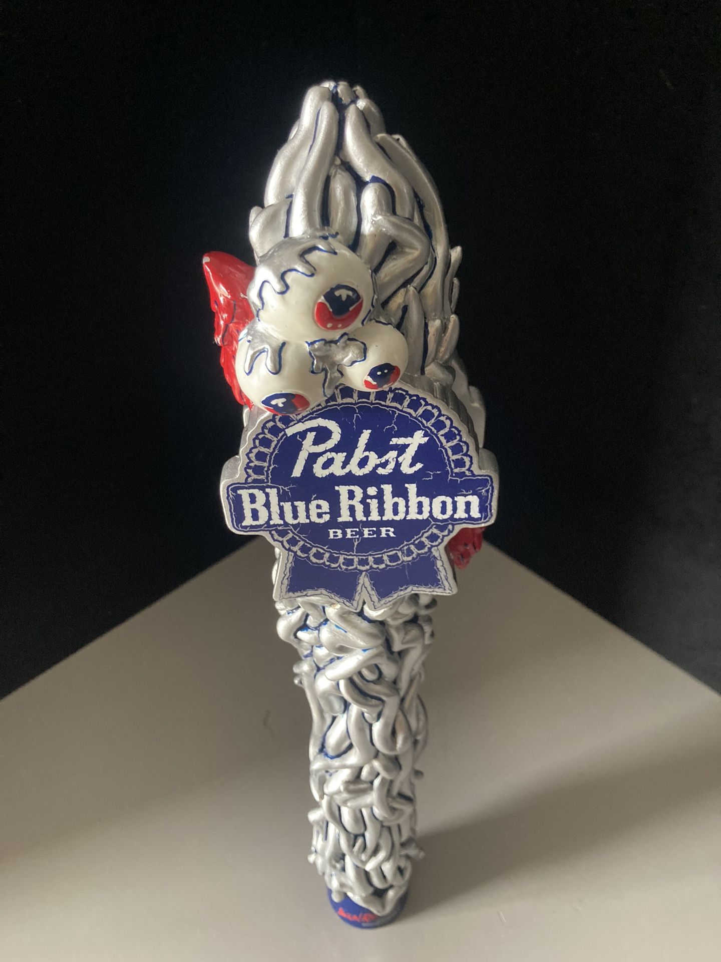 🔥 Rare Pabst Blue Ribbon PBR Art Series Beer Tap Handle
