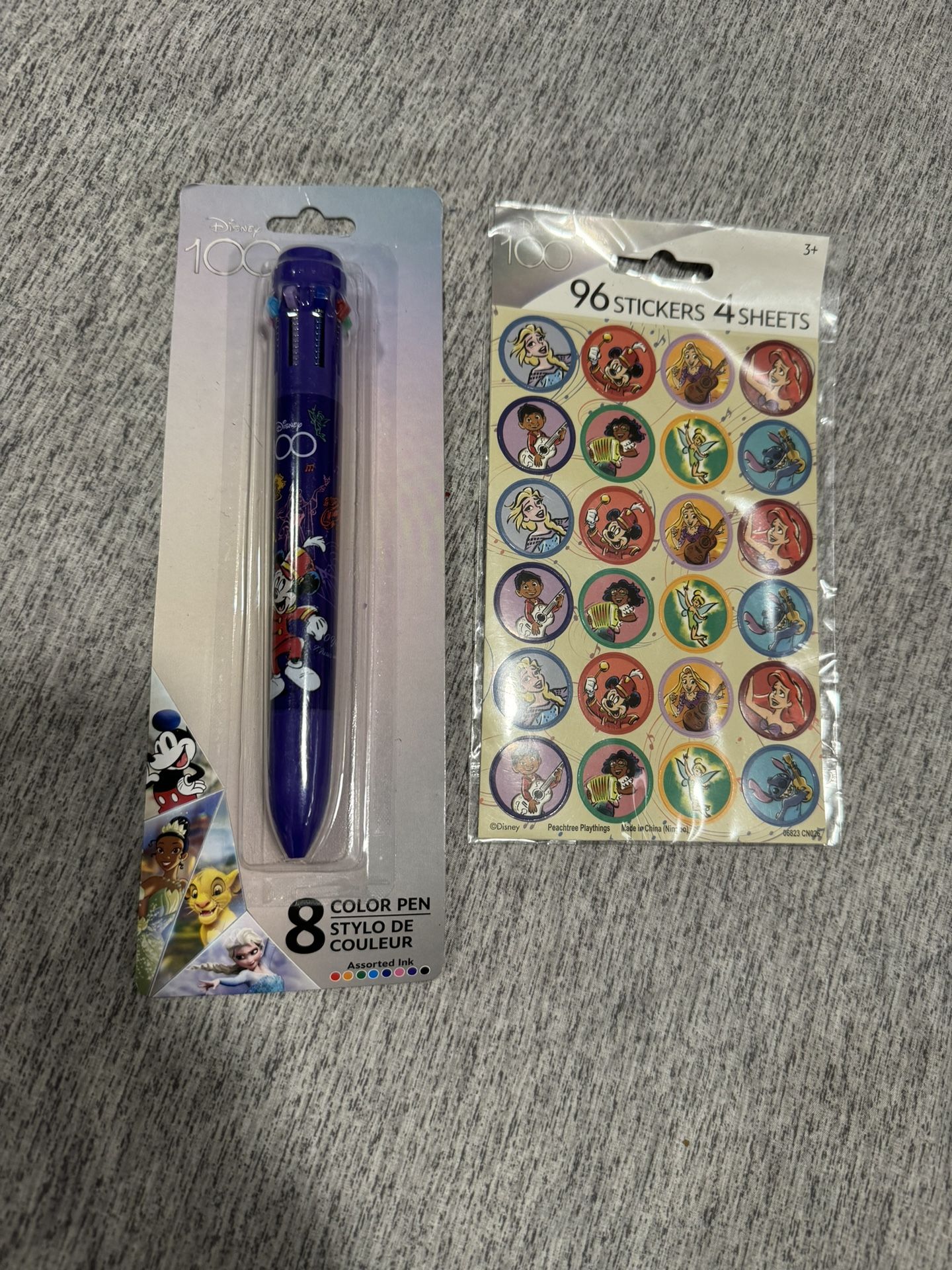 Disney 100 Pen & Stickers