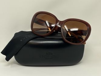 Coach Oversized Sunglasses Brown Gradient Lenses