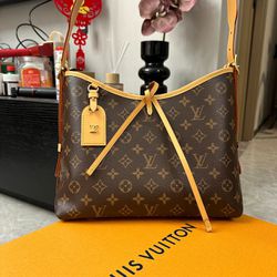 Authentic Louis Vuitton carryall mm Tote Bag Shoulder Bag