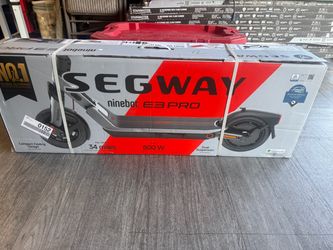 Segways nine not E3 pro electric scooter brand new in sealed box