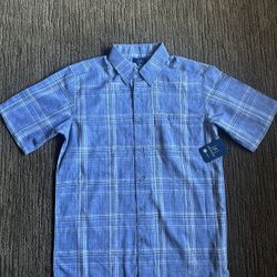 New Kids Short Sleeve Plaid Shirt 