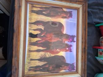 Horse in frame
