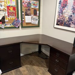 Pottery barn corner desk