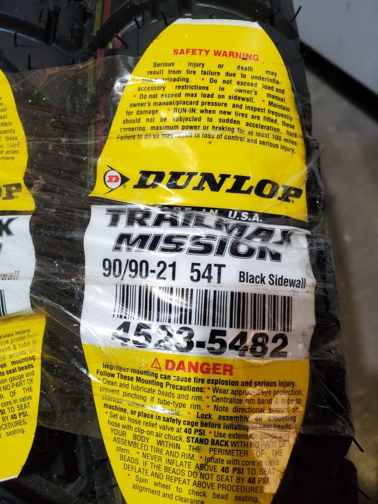 Dunlop Trailmax Mission 90/90r21