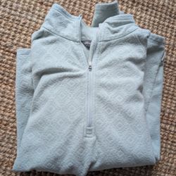 Eddie Bauer Mint Fleece Quarter Zip