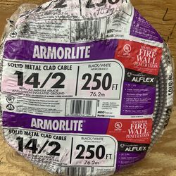 14/2 Solid MC cable- 250ft