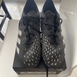 Adidas Sports Cleats With Shin Guards. Size 9-1/2