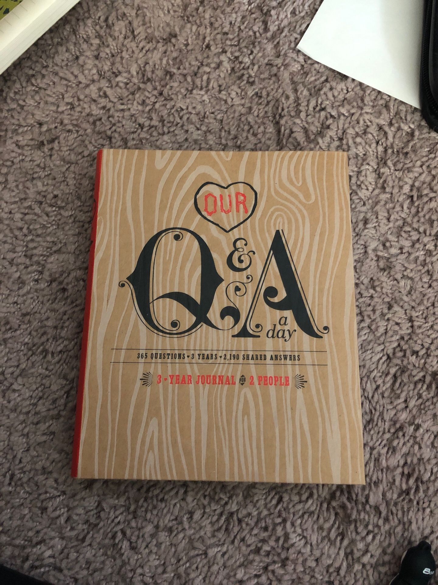 QA a day Journal for Couples