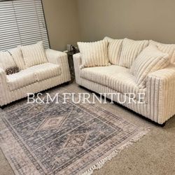 Brand New Sofa & Loveseat Set