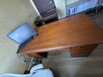 Wood desk