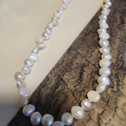 gargantilla de perlas de agua dulce