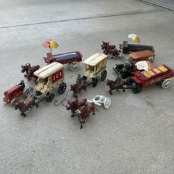 Vintage Metal Statues