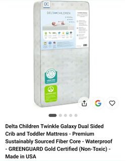 Delta Children Twinkle Galaxy Crib & Toddler Mattress