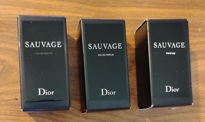Christian Dior Sauvage Perfume Eau de Perfume and Eau de toilet fragrances 10 Ml 0.34 Oz