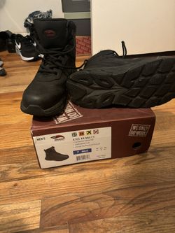 Steel Toe Work Boots Size Men’s 7