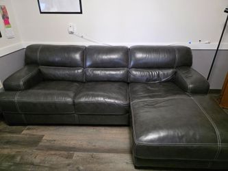 Leather Sectional