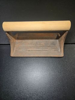 Cast Iron Bacon Press