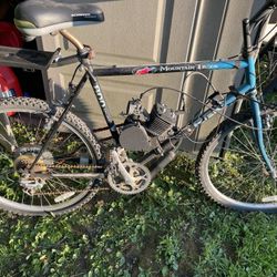 Bike With Gas Motor Non Running 