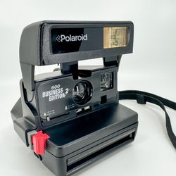 Polaroid 600 Business Edition 2 Camera w/ Flash with Soft Case and Strap