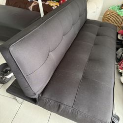 Black Sofa Bed 3”x1 - 5”6