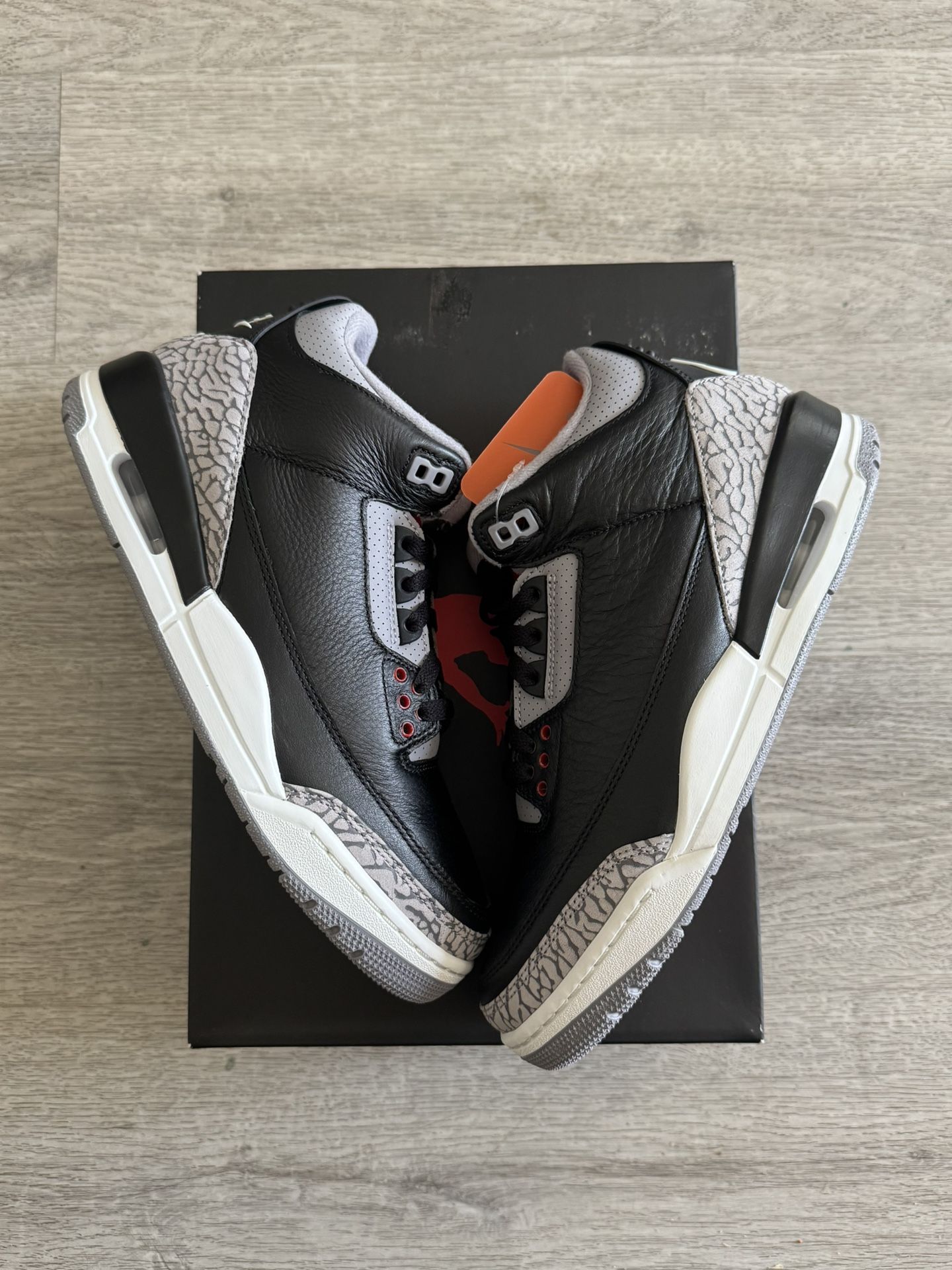 Jordan 3 Black Cement Size 8.5 New