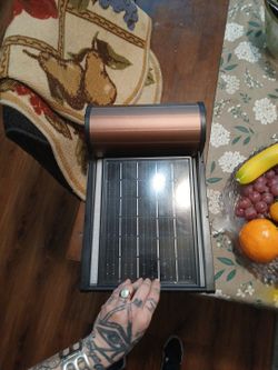 Solar Panel Retractable Dog Door