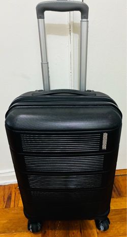 American Tourister expandable 4-wheel hard shell carry-on suitcase, like new p/up Sheepshead Bay Brooklyn NY