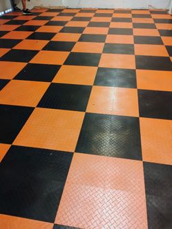 Race deck garage floor
