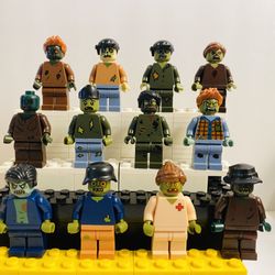 Infested Zombie Plague Minifigures Set | New Custom LEGO Toys