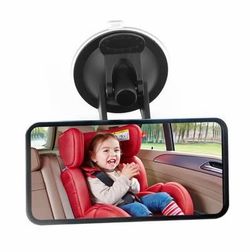 Car Baby Rear Facing Seat Mirror, HD 5.12 * 2.57" 360 Rotatable