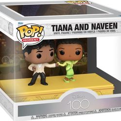 Funko Pop Disney Princess Tiana and Naveen 