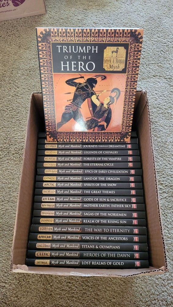 Time Life Myth And Mankind 20 Book Collection- $20