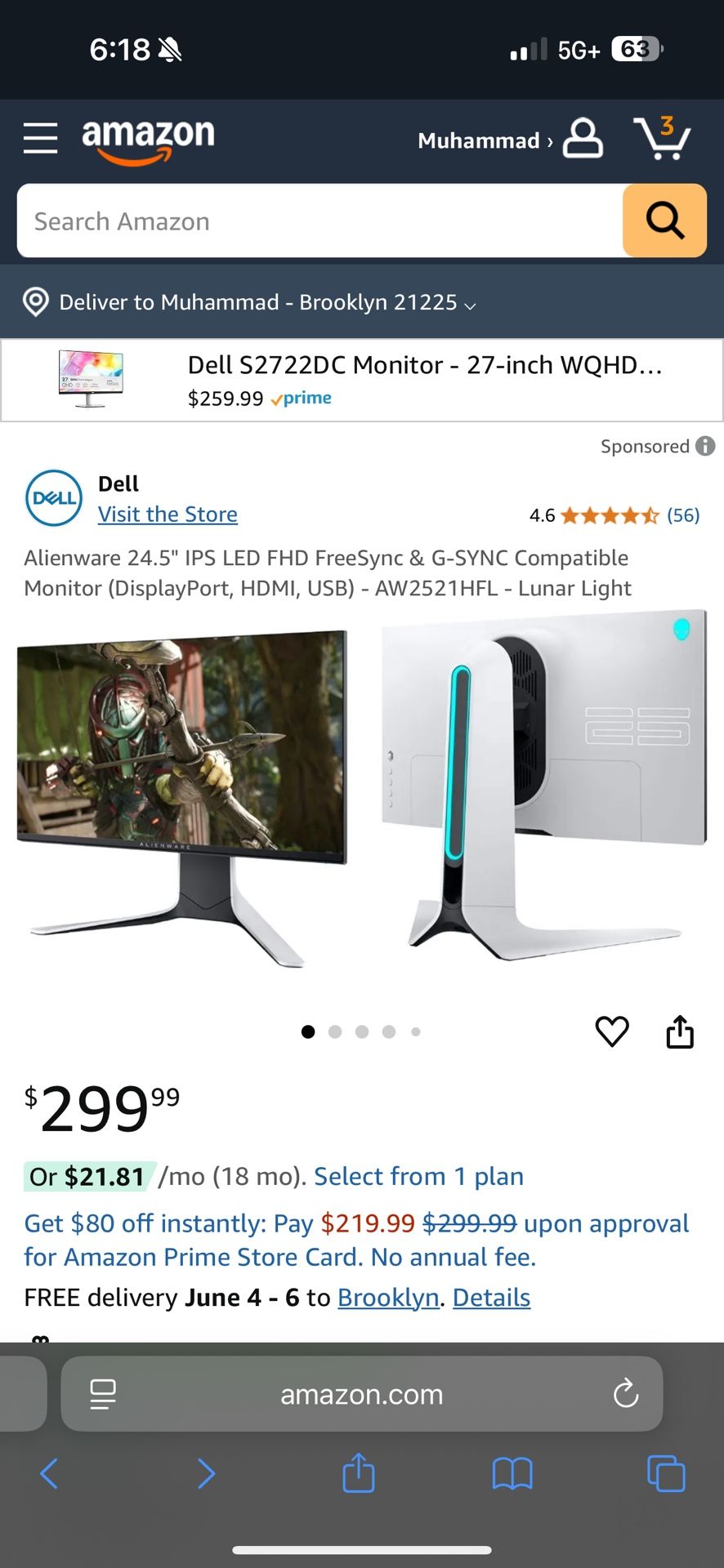 Alienware Monitor