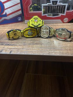 Wwe wwf Wcw aew elite ultimate unrivaled figure belts