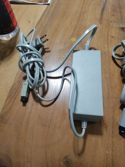 Wii Power Cord And Aux Cables