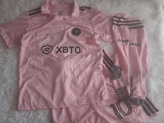 Messi Pink Jersey Set