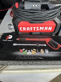 CRAFTSMAN PRESSURE WASHER 1800 PSI 1.2GPM