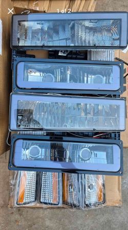 88-93 Chevy C/K / Suburban / Blazer LED Headlights Faros Calaveras Micas Luces Lamps