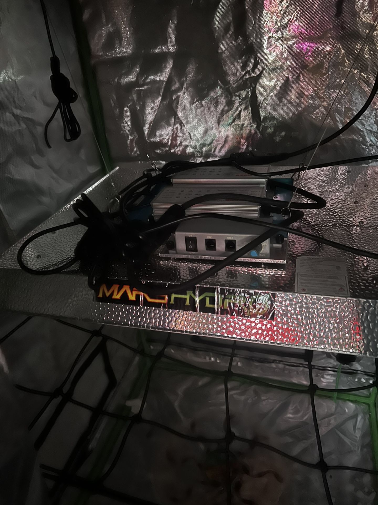 Mars Hydro 300 Watt Light With Tent, Air Filtration And A Solight Seed Started Kit Never Used