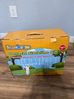 Ninja Warrior Obstacle Course for Kids he