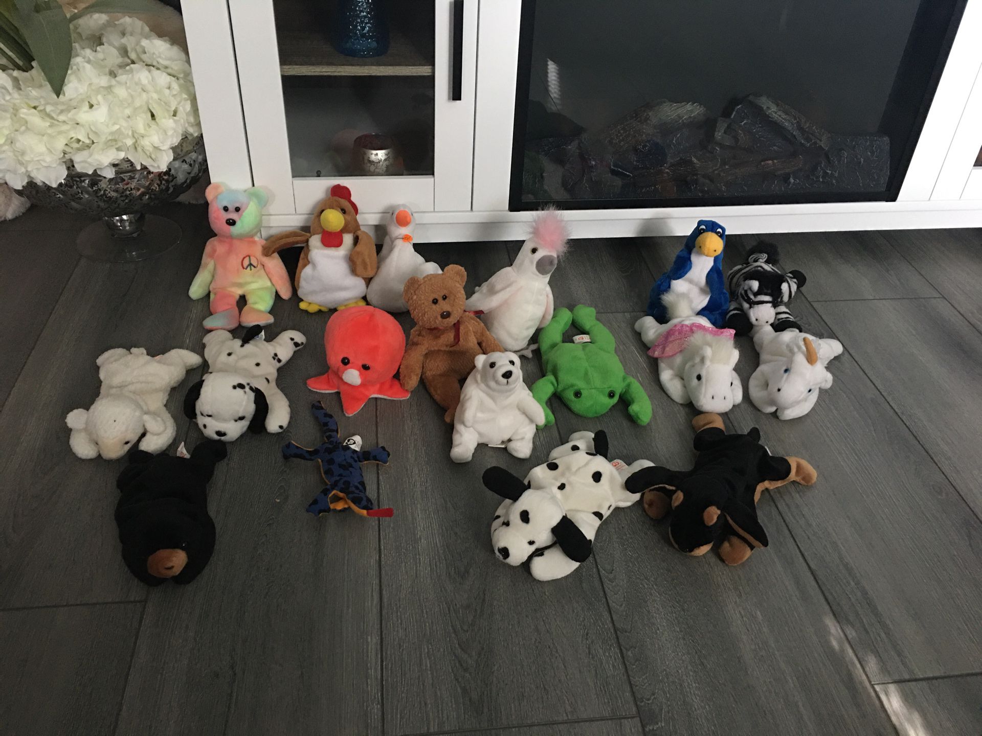 Ty Beanie Babies $200or best offer.