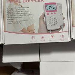 NEW!! Fetal Doppler Baby Heart Monitor Baby Shower Gift,  Prenatal Infant Baby Monitor  Im In Carson Comes With Batteries/Gel