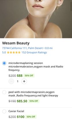Facial peel,microdermaprssion and more