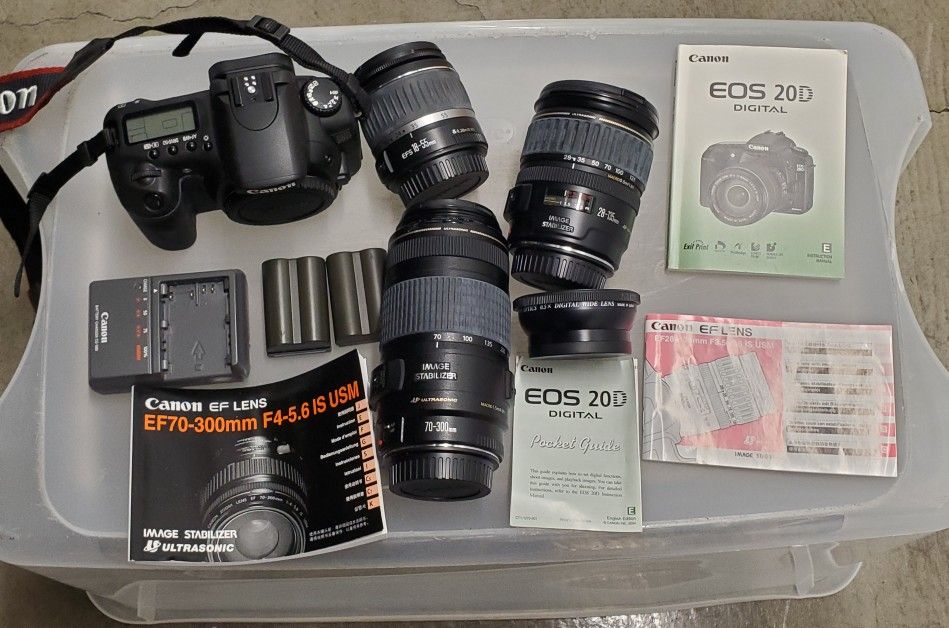 Canon EOS 20D Digital Camera Bundle