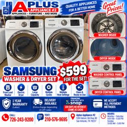 Samsung Washer & Dryer Set