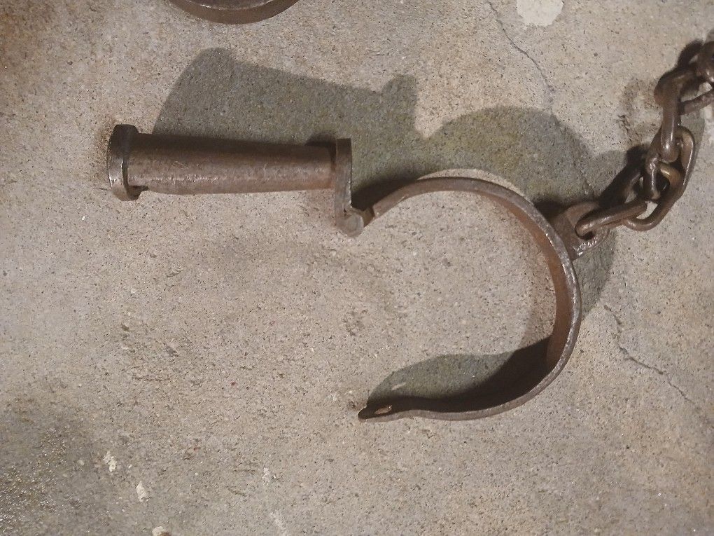 Antique Metal Iron Hand And Legs