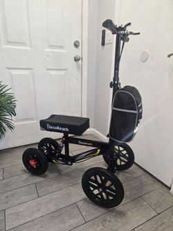 BlessReach All Terrain Knee Walker Scooter for Adults for Foot Injuries